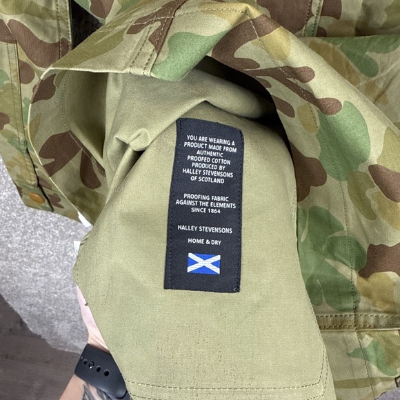 Taylor‎ Stitch The Ojai Jacket Arid Camo Dry Wax Men's Small 36 NEW - Picture 8 of 8